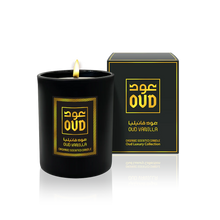 Load image into Gallery viewer, 2 OUD ORGANIC CANDLES VANILLA & WHITE PEACH COMBO 220ml EACH by OUDLUX