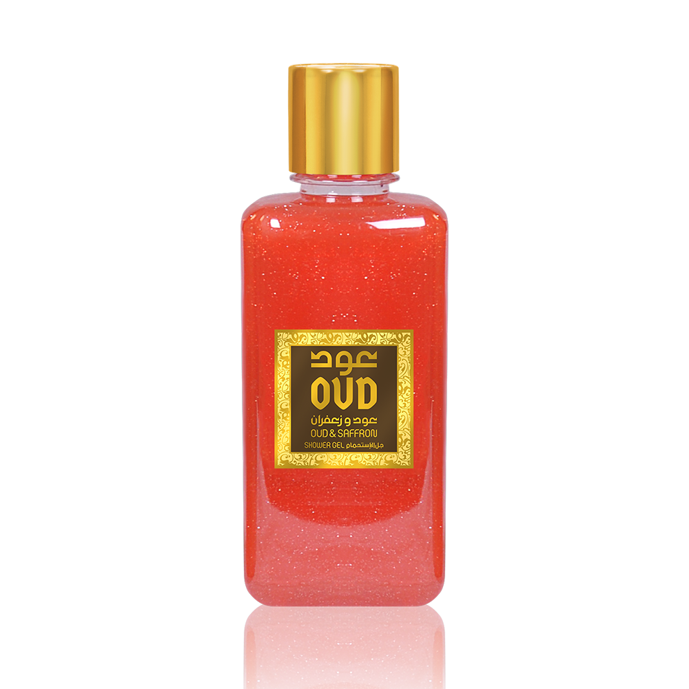 6-Pack Oud Shower Gel Saffron 300ml by Oudlux