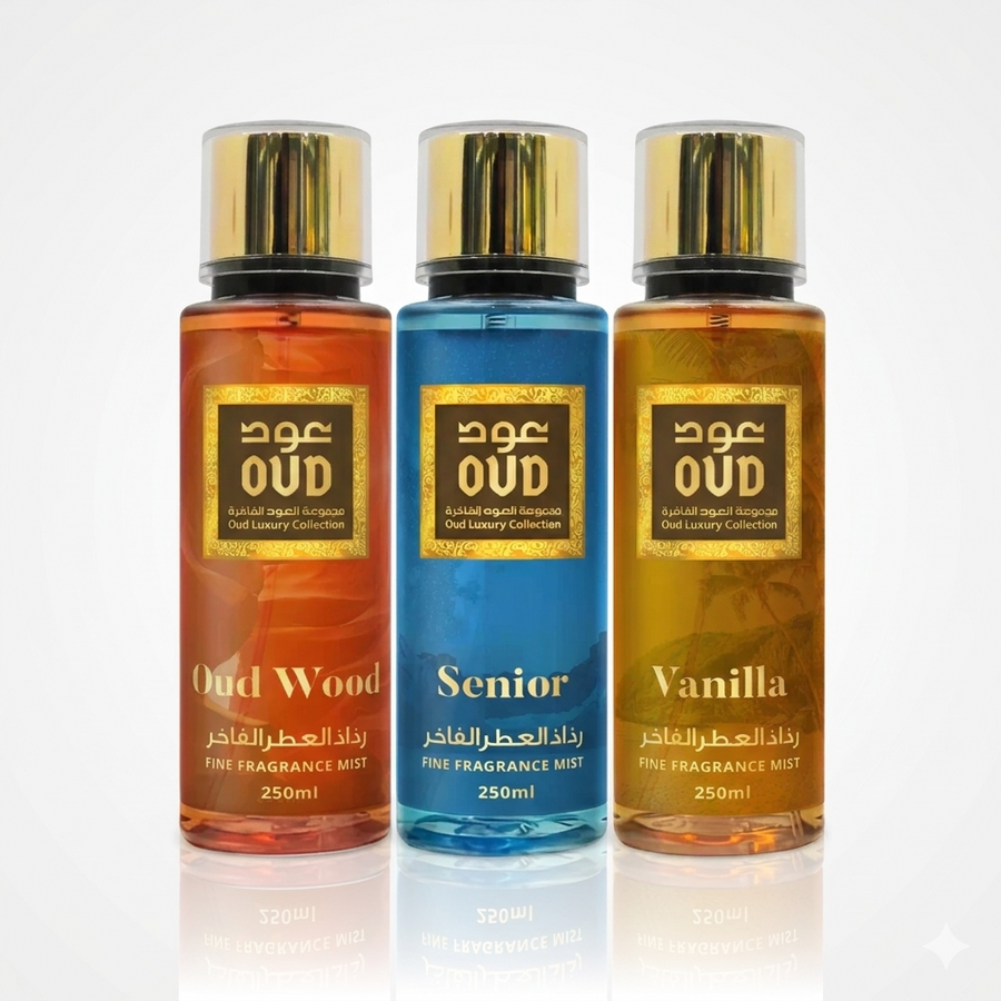 Fine Fragrance Mist Oud 3-Pack Collection 250ml by Oudlux