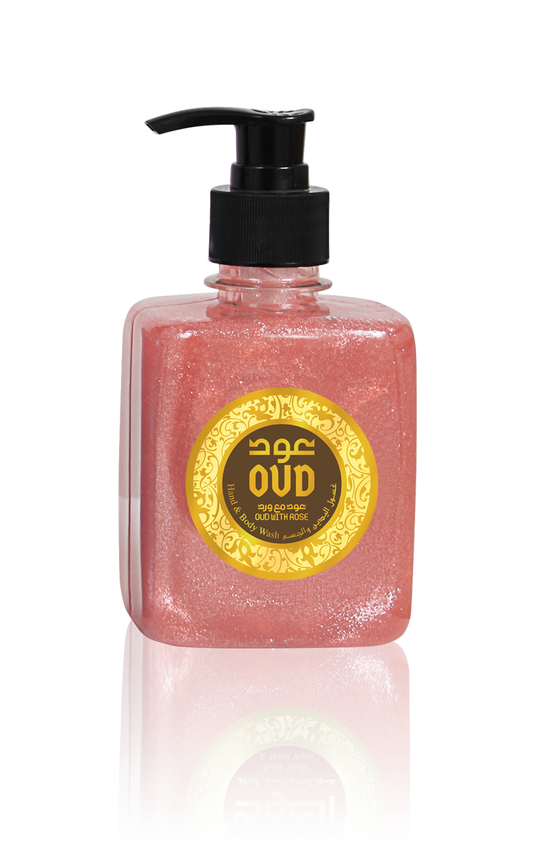 Oud Hand & Body Wash Rose 300ml by Oudlux