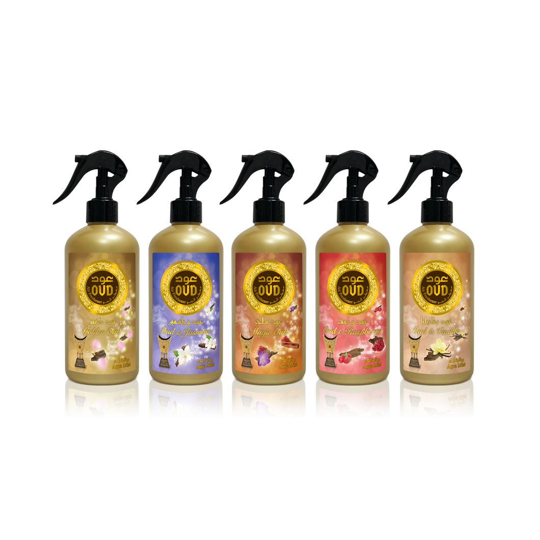 Oud Air Fresheners 455ml Collection of 5 by Oudlux