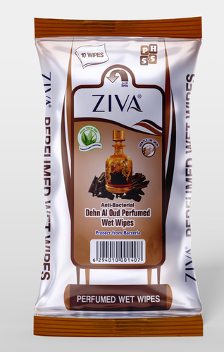 Perfumed Wet Wipes DEHN AL OUD 10 Wipes per pack