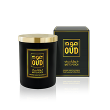 Load image into Gallery viewer, OUD ORGANIC CANDLE WHITE PEACH 220ml by OUDLUX