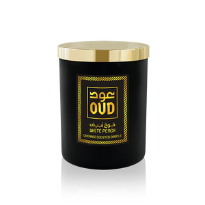 OUD ORGANIC CANDLE WHITE PEACH 220ml by OUDLUX